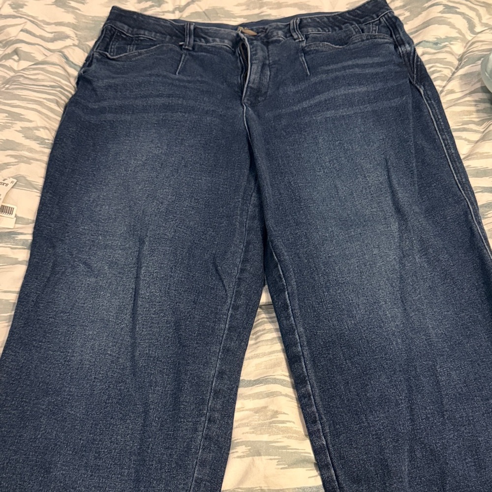 Democracy Dark Blue Flare Jeans
